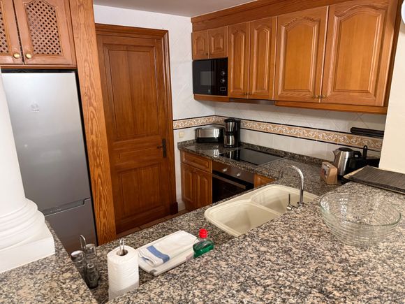 The kitchen was very clean and quite well equipped