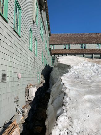 Snow pack in June