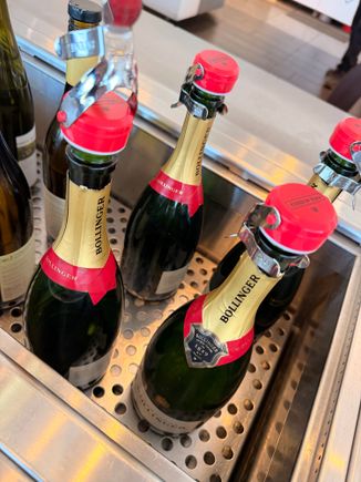 Much better wines/drinks at the AA FL these days. 
