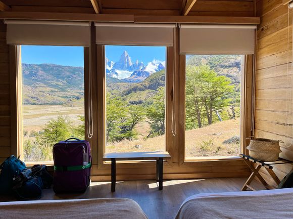 That's Fitz Roy right out the window!