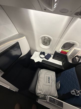 Seat 1J on the 330 Neo