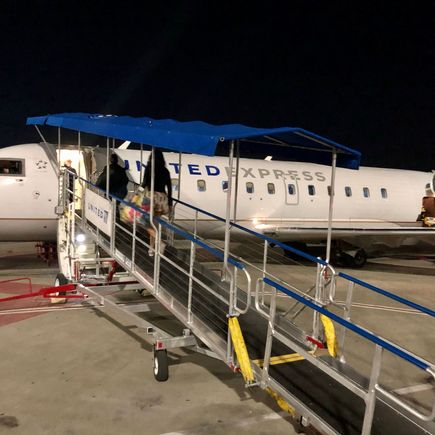 Final Leg.

Flight 535
SFO - BFL CRJ (yuck) 8B Exit Row
6:30PM - 7:34PM Skewed 
6:19PM - 7:14PM Actual