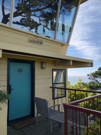 Directly beneath the Sunset Lounge