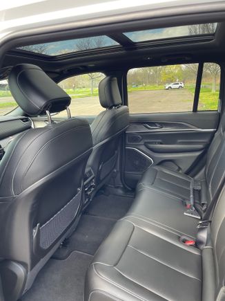 Rear seat room