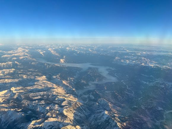 climbing thru 23000 ft near Leavenworth WA