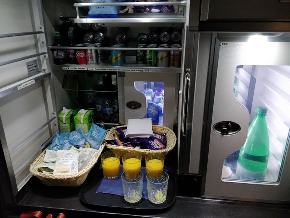 Club Kitchen mid flight... Not stocked as it used to be !