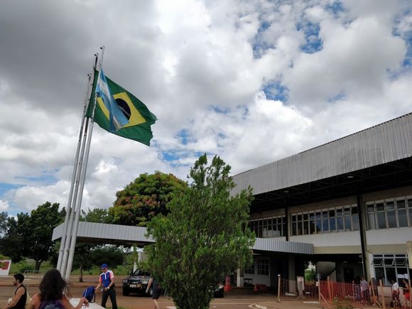 I did not even had to leave the car to exit Brazil !