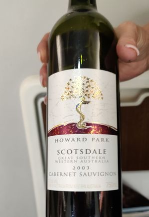 2003 Howard Park Cabernet Sauvignon.
I have drank far too many wines opened too young. Good inexpensive wine drinking well with decent bottle age.