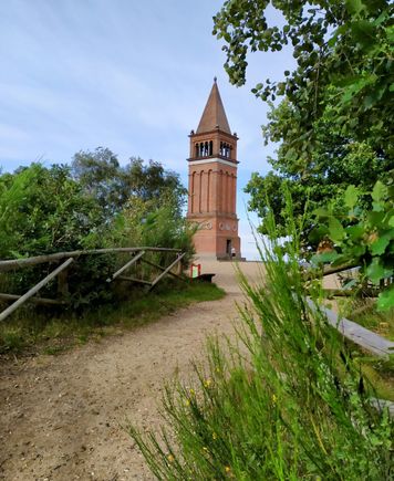 Lookout tower at the top of the Himmelbjerget 
