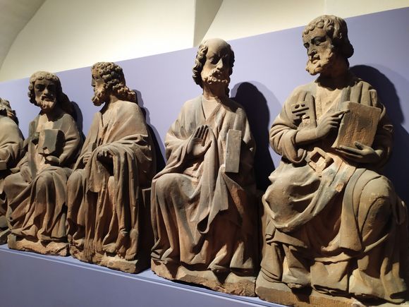 The museum of Mainz cathedral, known as the Domschatz, was full of statues, sculptures, altarpieces and other treasures from previous centuries