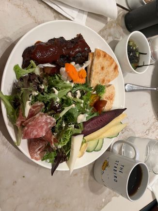 Breakfast varieties from the weekend buffet