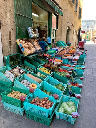 Vendor in Zachary Street, Valletta