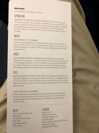 Drink Menu