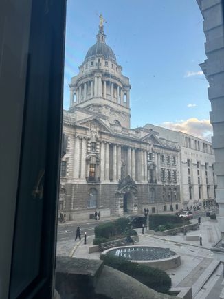 View from my room at the FT Christmas drinks. No more hotels this year!!!! Brief job in Cardiff, glad to be home.