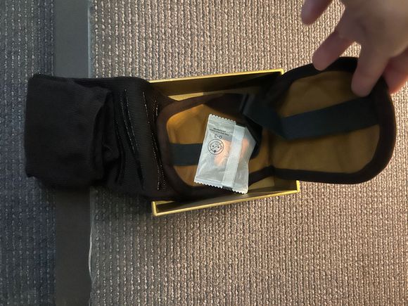Contents of the “amenity bag”