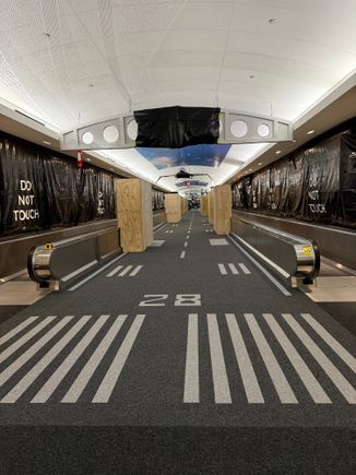 Looking towards Concourse E