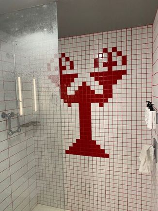Open shower