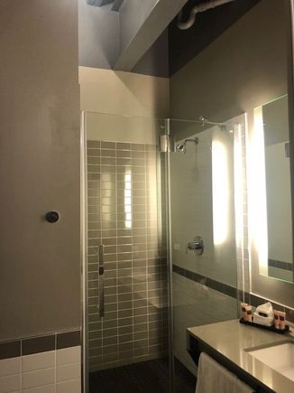 large shower