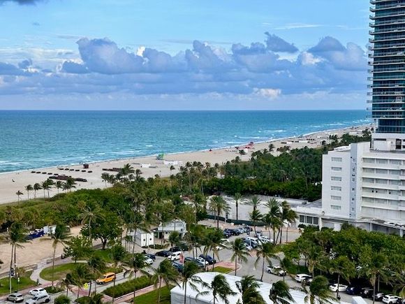 View out to the beach