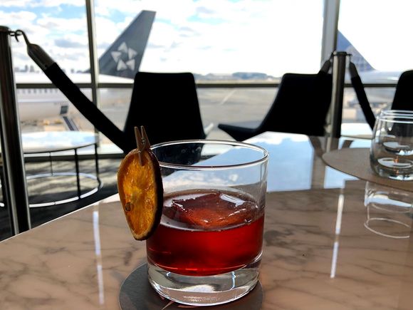 Smokey Negroni at EWR Polaris.