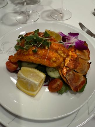 Huge lobster portion 