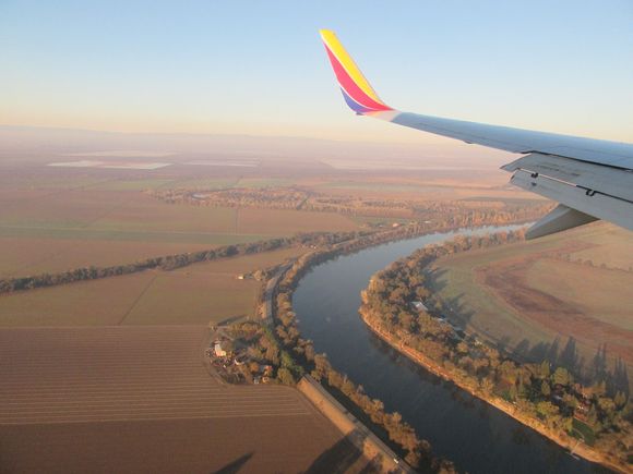 WN4712 LGB-SMF 6th December 2017 
Sacramento River