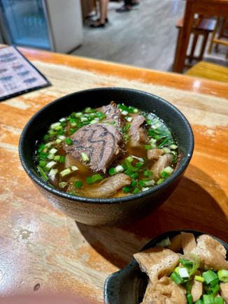 Fantastic beef + tendons noodles at Lin Dong Fang (cash only!)