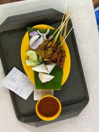 Mixed satay at Gluttons Bay. Yum!