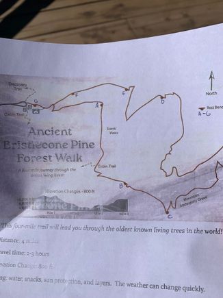 Map of the 4 mile loop I decided to skip. 