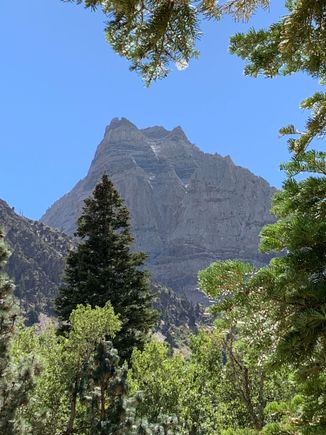 Peaks are straight up on 3 sides