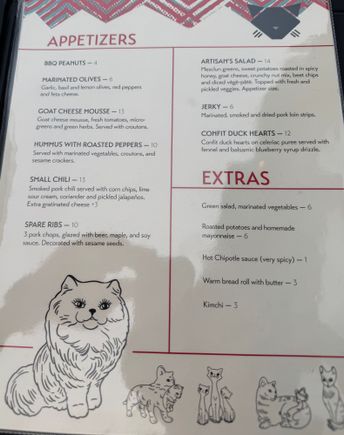 menu art adornments 😸
