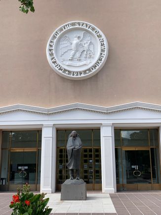 Front of the New Mexico State Capitol