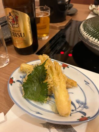 Tempura bamboo shoots