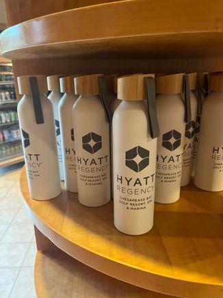 Globalists get a voucher for two free reusable water bottles 