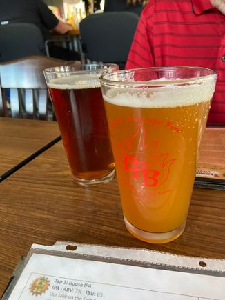 Amber and IPA