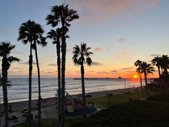 Oceanside sunset