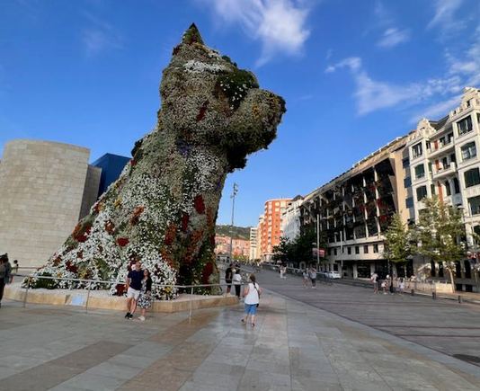 Gran Hotel Domine across from The Puppy and The Guggenheim