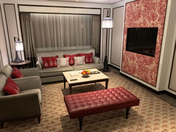 The living room area