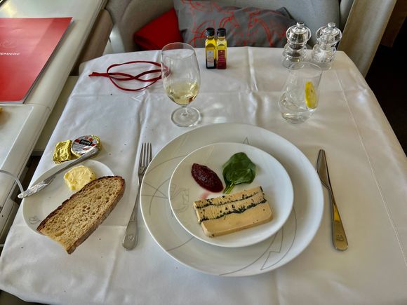 Foie gras and Meursault 
