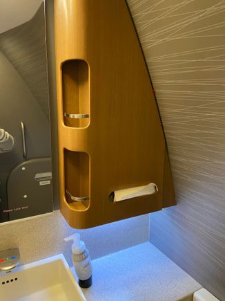 F bathroom. Nothing special, tiny bit nicer
