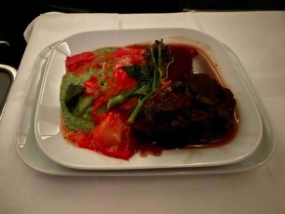 Main course: beef cheeks