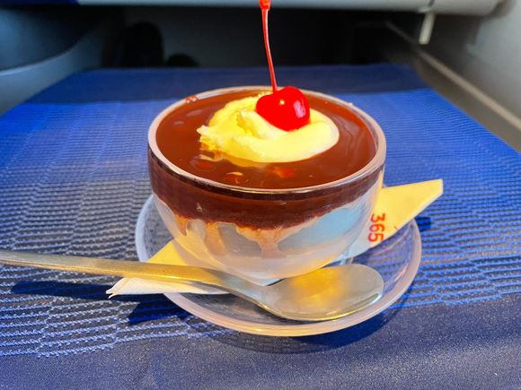 The Sundae was meh as far as Sundaes go.  I'm no ice cream connoisseur, but the vanilla UA uses seems bottom shelf.