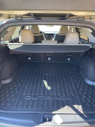 Large boot space 