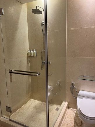 Bathroom in the suite.
