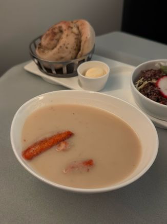 Other half reported the soup was bland. 