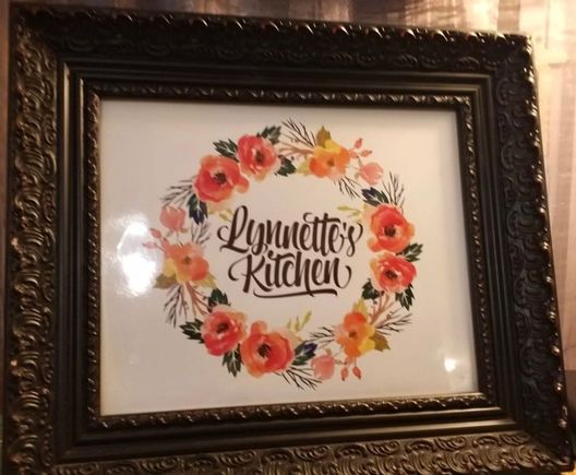 Lovely plaque by a satisfied diner :)