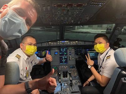 Highlight - visiting the flight deck