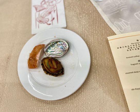 Abalone and chicken