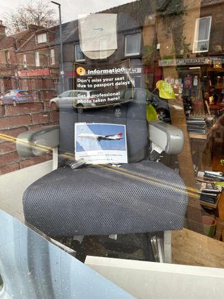 Wandering around Forfar this lunchtime when I noticed this in a shop window.
My second last flight on a BA 747 was on CIVB heading to Austin, CIVK on the return. This couldn’t be my seat though as 1A was empty on completion of boarding, not Gold at the time, and after checking with CC moved there, Mrs B got 1K.
First and last time in 1A on a BA 747 but have 1A selected on an LH 747-8 next month to Singapore 