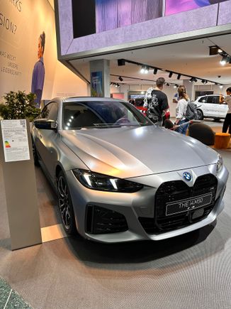 The move to EV is real - the i4. 